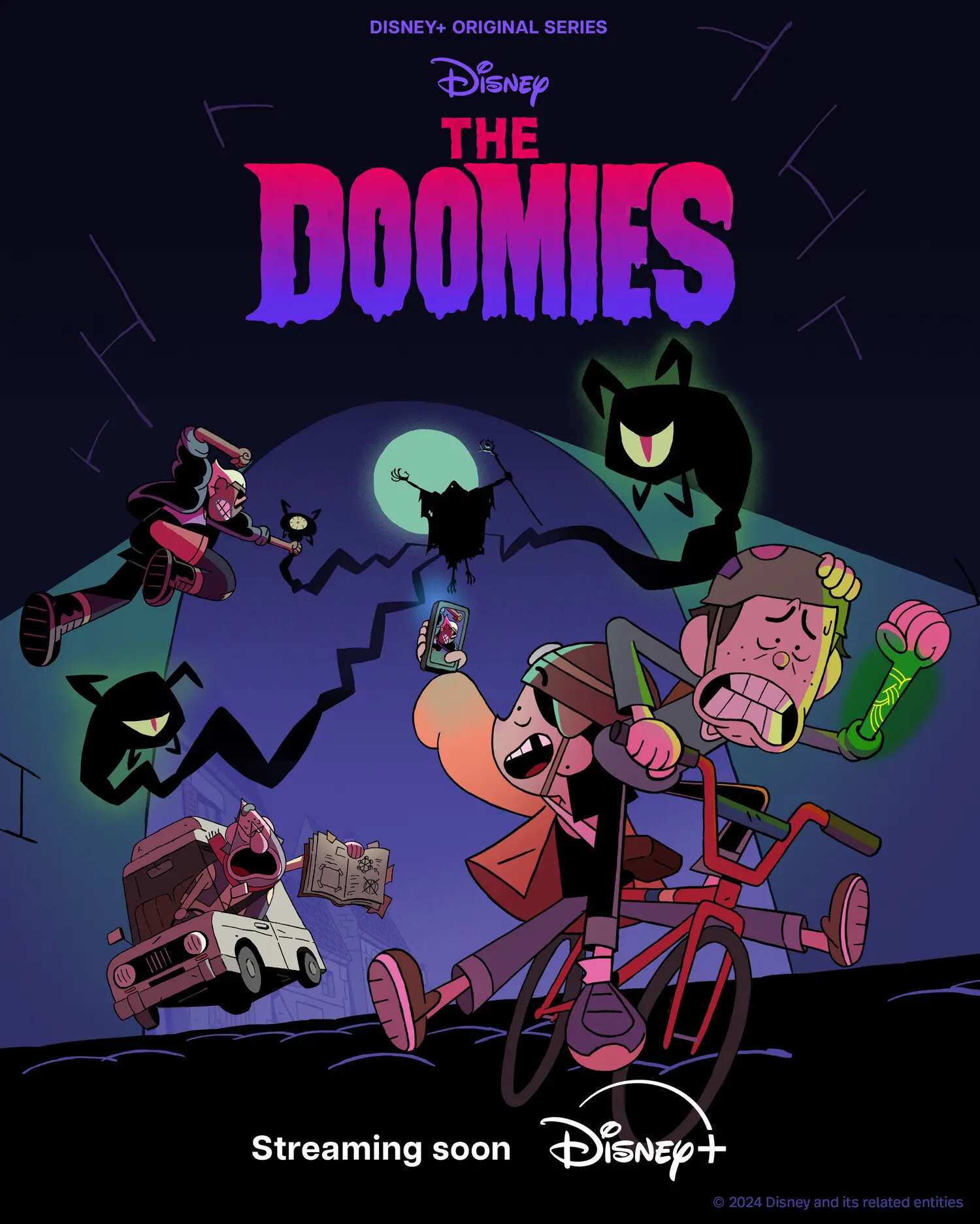 Ужас и смех: Disney+ выпускает трейлер мультсериала «The Doomies»